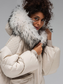 Пуховик Vo-Tarun модель 085-milk Пуховик Vo-Tarun модель 085-milk Фото