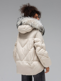 Пуховик Vo-Tarun модель 085-milk Пуховик Vo-Tarun модель 085-milk Фото