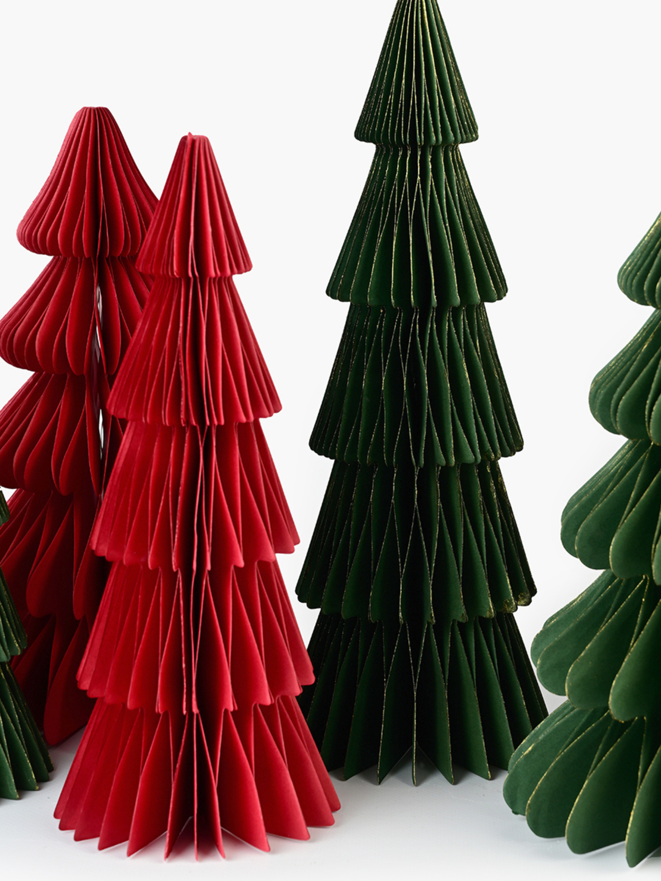 Ялинка декоративна паперова MBM MY HOME модель DH-NY-91 DARK GREEN Фото