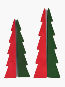 Елка декоративная бумажная MBM HOME модель DH-NY-92 DARK RED Фото