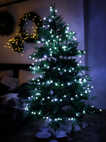 Лента светодиодная "Шарики" холодный свет MBM HOME модель DH-LAMP-10 WHITE Фото