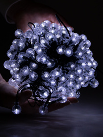 Лента светодиодная "Шарики" холодный свет MBM HOME модель DH-LAMP-10 WHITE Фото