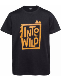 Футболка Hitec Terin модель TERIN JRB-BLACK/FLAME ORANGE Фото