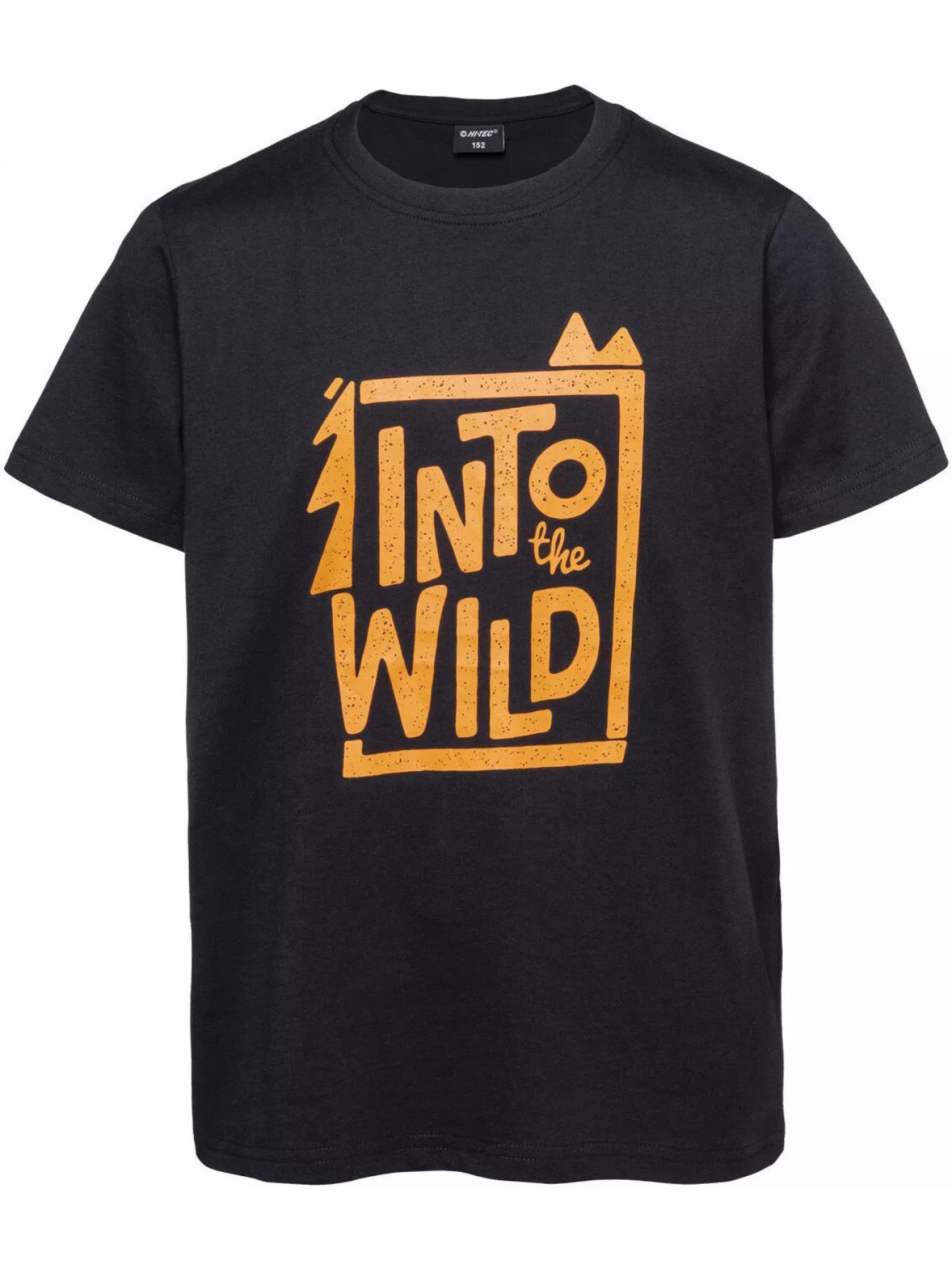 Футболка Hitec Terin модель TERIN JRB-BLACK/FLAME ORANGE Фото