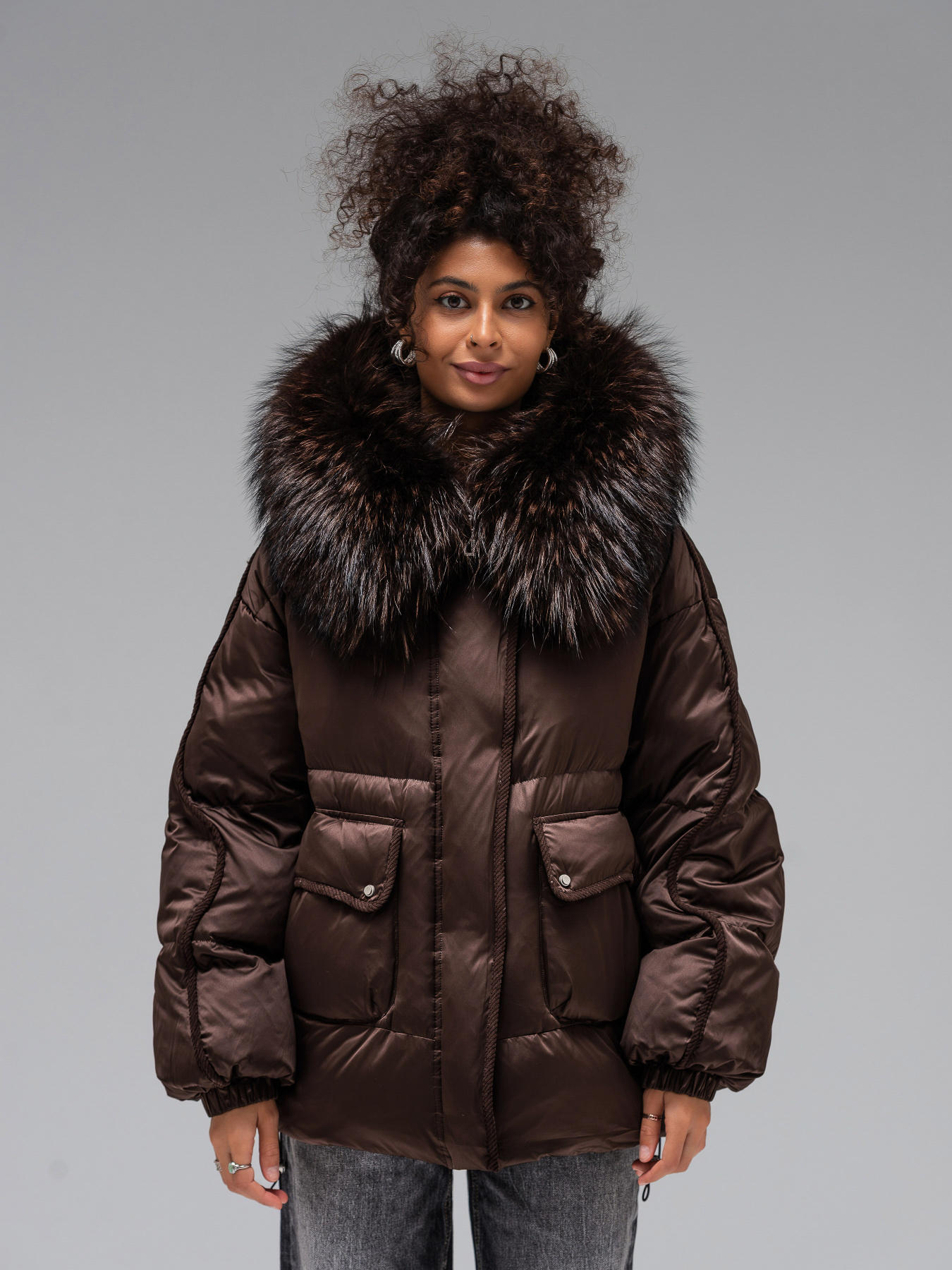 Пуховик Vo-Tarun Модель 839-choko Фото