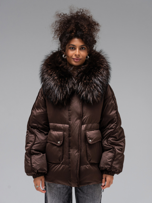 Пуховик Vo-Tarun модель 839-choko Фото