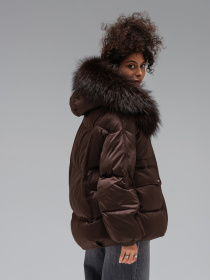 Пуховик Vo-Tarun модель 839-choko Пуховик Vo-Tarun модель 839-choko Фото