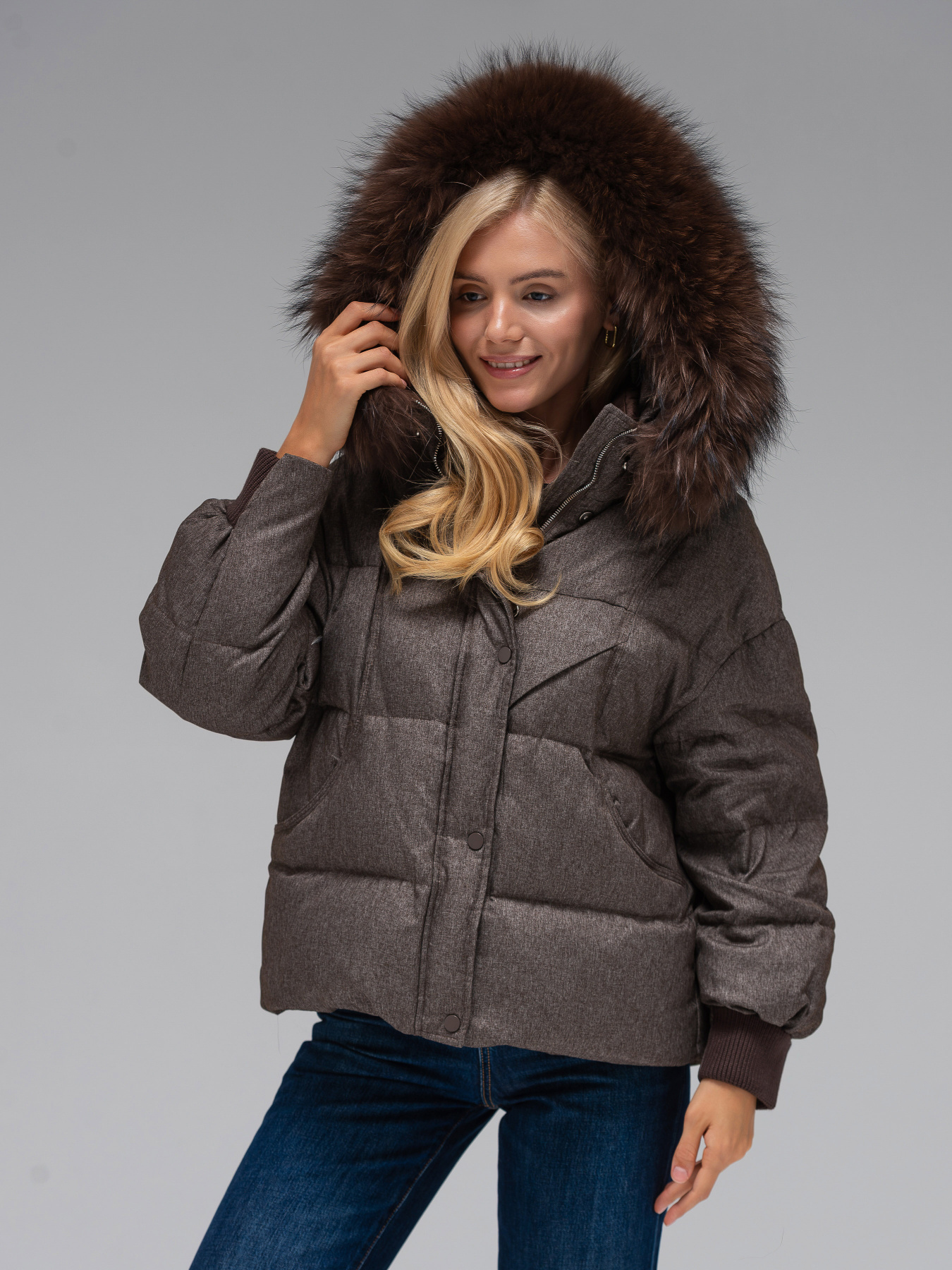 Пуховик Vo-Tarun модель 175-melang Пуховик Vo-Tarun модель 175-melang Фото