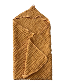 Детское полотенце с капюшоном органический хлопок ( муслин) – 6-слойный, мягкий, дышащий, гипоаллергенный, от 0 до 2 лет Желтый Lovely Svi модель 1901255 Детское полотенце с капюшоном органический хлопок ( муслин) – 6-слойный, мягкий, дышащий, гипоаллергенный, от 0 до 2 лет Желтый Lovely Svi модель 1901255 Фото