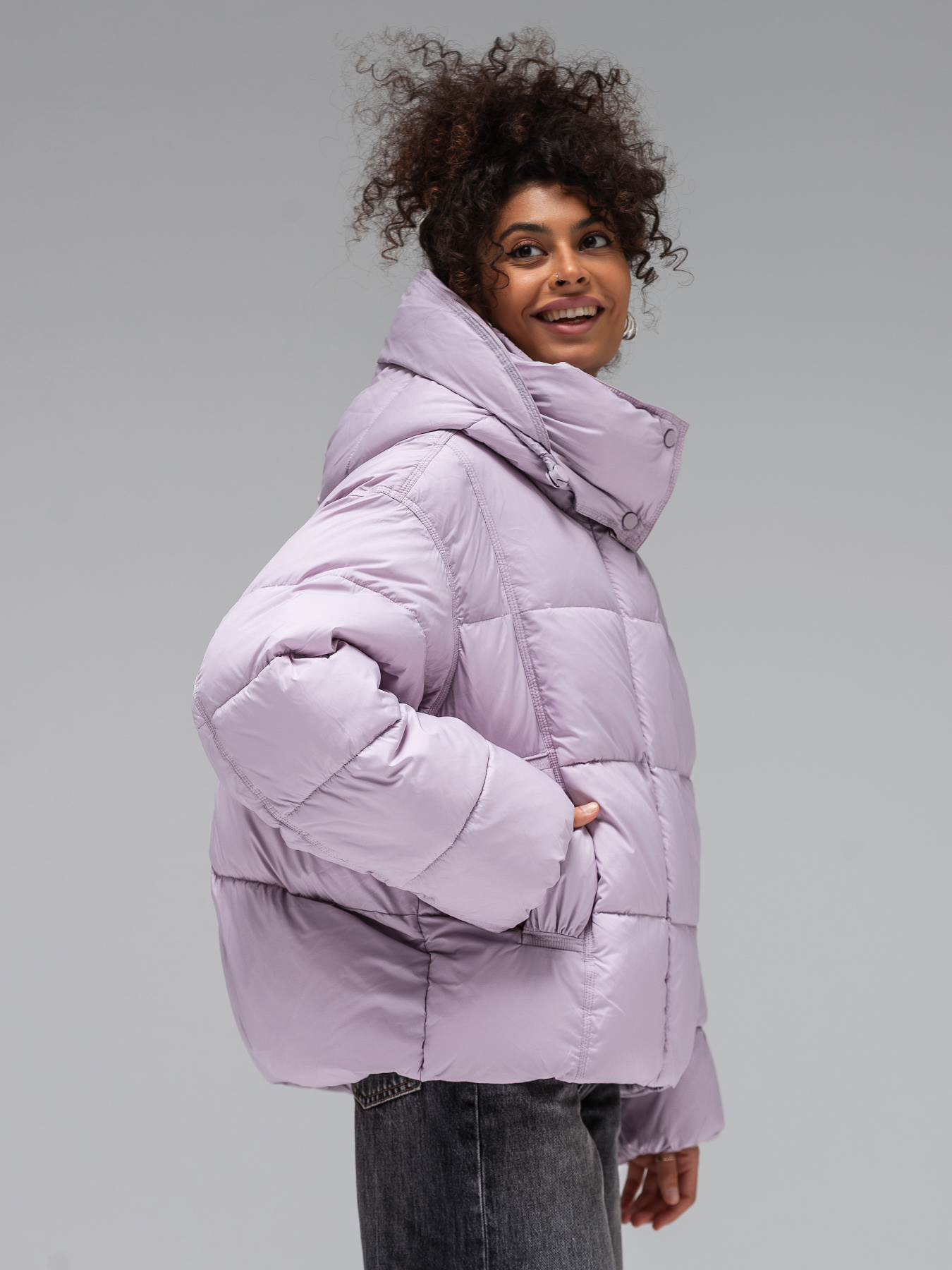 Зимняя куртка VIVA WEAR модель 0583-lavanda Фото