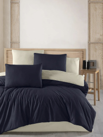 Полутораспальный комплект постельного белья цвет темно-синий SOHO модель ЦБ-00249467 Фото