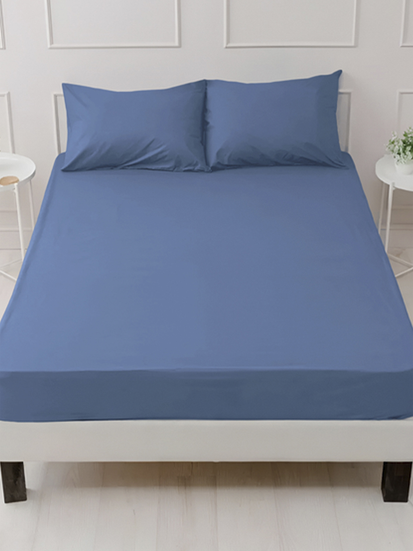 Простирадло на гумці колір синій SOHO модель ЦБ-00249475 Фото