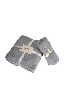Набор полотенец в коробке цвет серый 2 шт SOHO модель ЦБ-00261716 Набор полотенец в коробке цвет серый 2 шт SOHO модель ЦБ-00261716 Фото