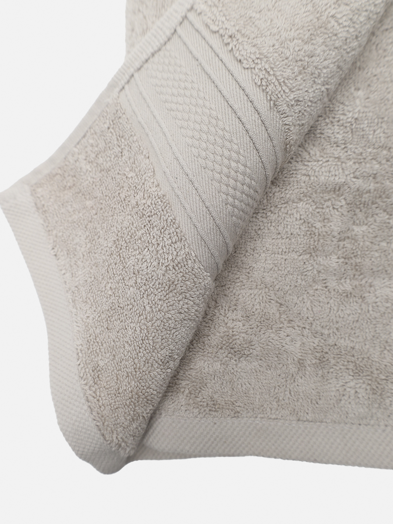 Рушник махровий Dense Smoke колір світло-сірий SOHO модель ЦБ-00261733 Фото