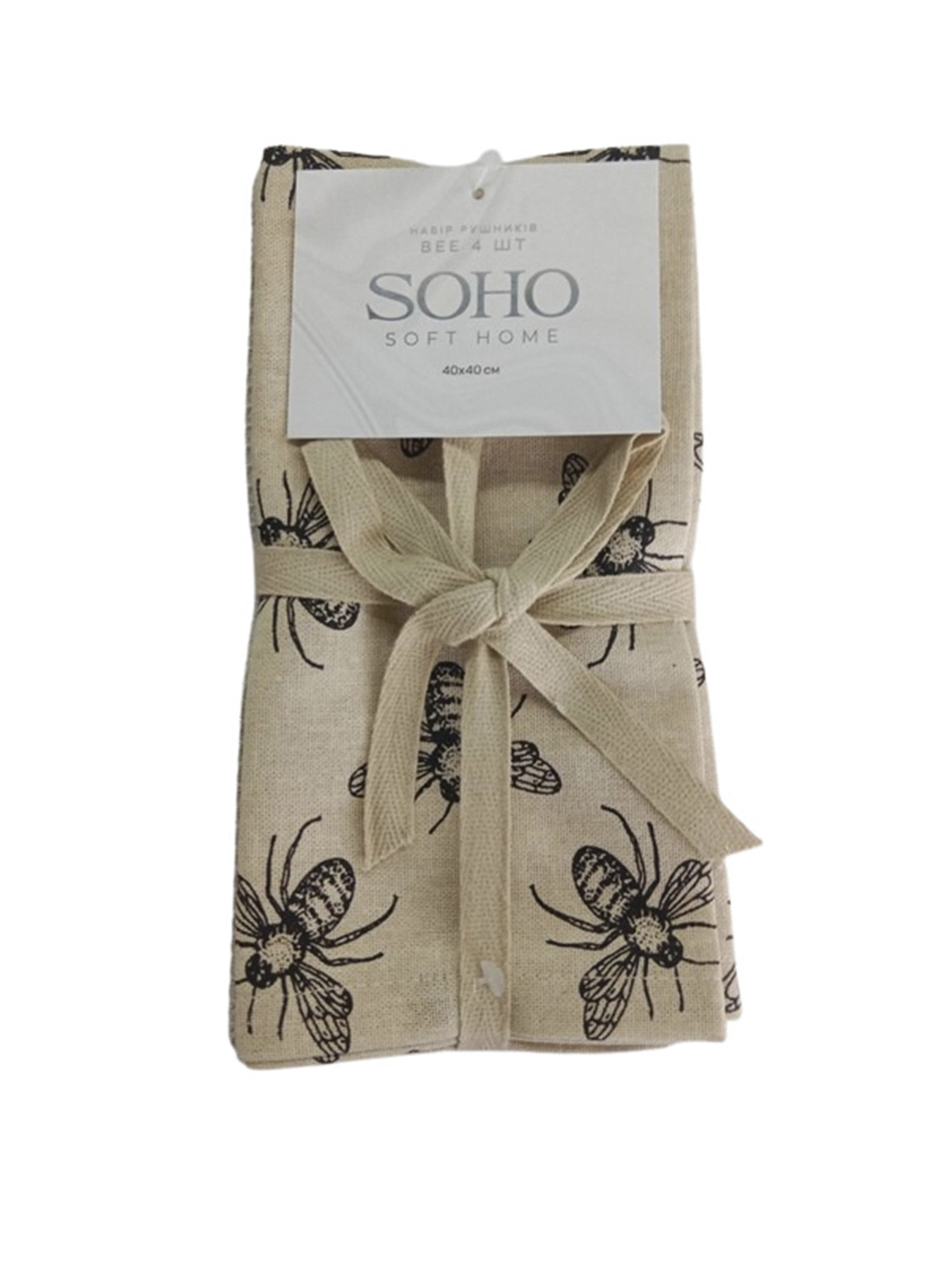 Набір кухонних рушників 4 шт. "Bee" SOHO модель ЦБ-00263917 Фото