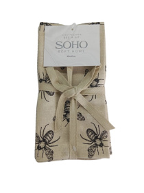 Набор кухонных полотенец 4 шт. "Bee" SOHO модель ЦБ-00263917 Набор кухонных полотенец 4 шт. "Bee" SOHO модель ЦБ-00263917 Фото