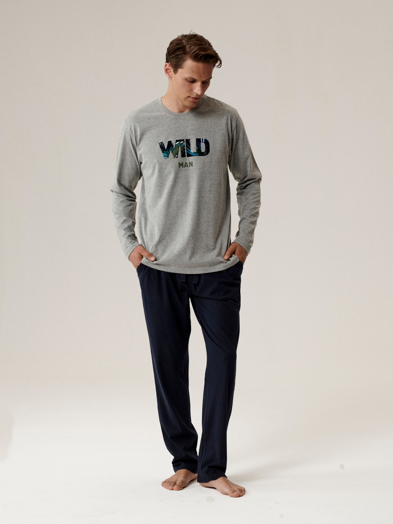 Пижама Atlantic модель NMP-392_SZM_GRA Фото