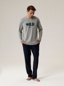 Пижама Atlantic модель NMP-392_SZM_GRA Фото