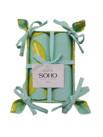 Набір кухонних рушників  2 шт. "Lemon" SOHO модель ЦБ-00263925 Фото