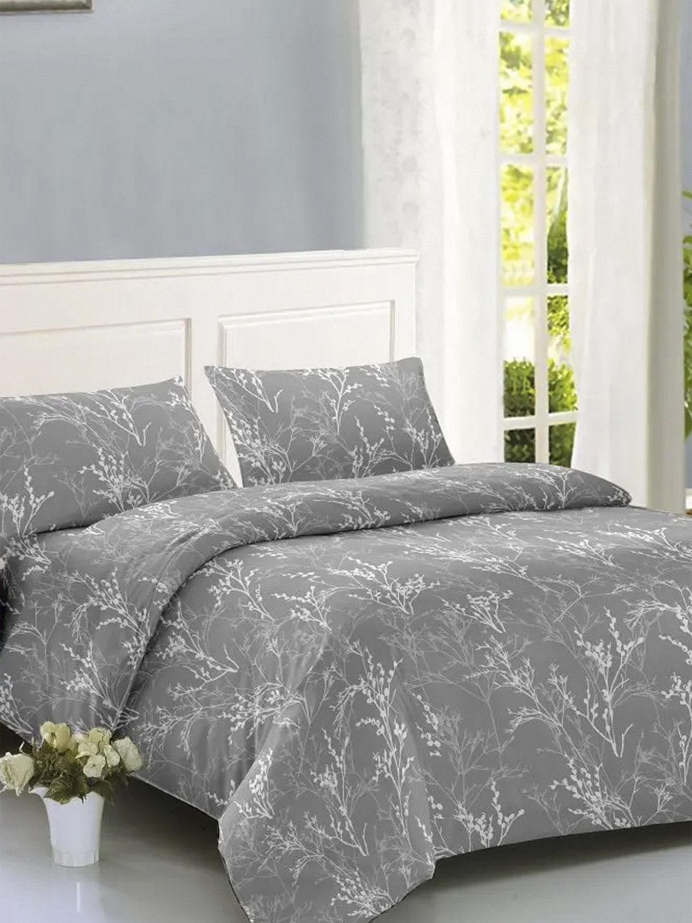 Комплект постільної білизни Євро - Branch Grey SOHO модель ЦБ-00272906 Фото