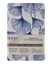 Комплект постельного белья Евро - Creation Steel Blue SOHO модель ЦБ-00272907 Комплект постельного белья Евро - Creation Steel Blue SOHO модель ЦБ-00272907 Фото