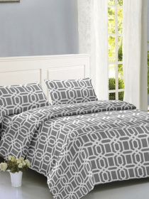 Комплект постільної білизни Євро - Geometria Grey SOHO модель ЦБ-00272908 Фото