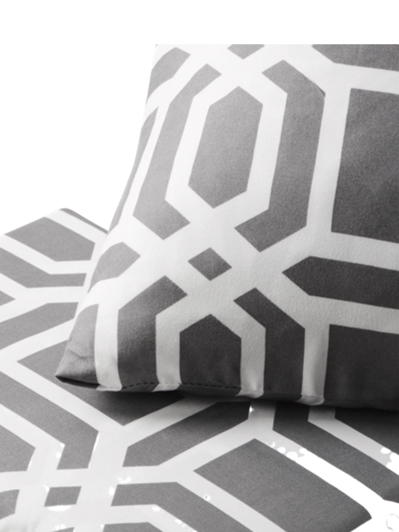 Комплект постільної білизни Євро - Geometria Grey SOHO модель ЦБ-00272908 Фото