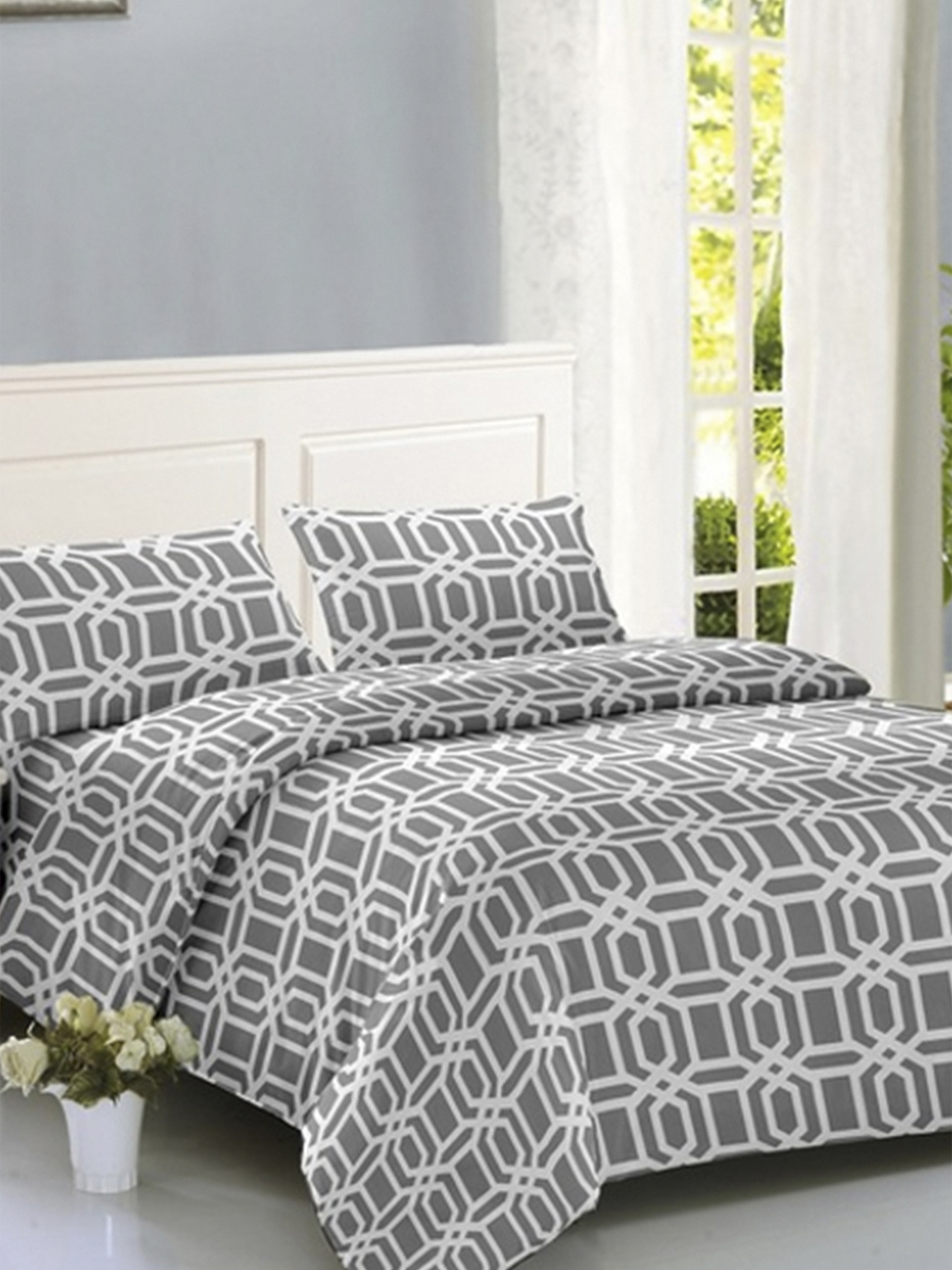 Комплект постільної білизни Євро - Geometria Grey SOHO модель ЦБ-00272908 Фото