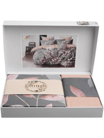 Комплект постільної білизни Євро - Lounge Aragon Grey SOHO модель ЦБ-00272915 Фото