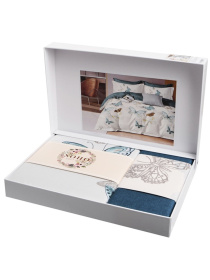 Комплект постільної білизни Євро - Butterfly Aqua SOHO модель ЦБ-00272922 Комплект постільної білизни Євро - Butterfly Aqua SOHO модель ЦБ-00272922 Фото