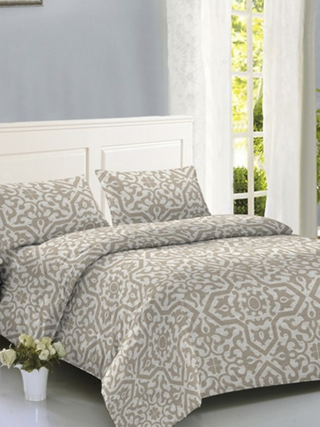 Комплект постільної білизни Євро - Grandeco Cream SOHO модель ЦБ-00273184 Фото