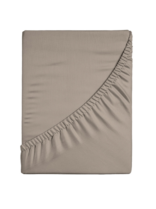 Простыня на резинке - Премиум цвет бежевый LeLit модель ЦБ-00277700 Фото