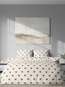 Постільна білизна Преміум колір молочний LeLit модель ЦБ-00277716 Фото