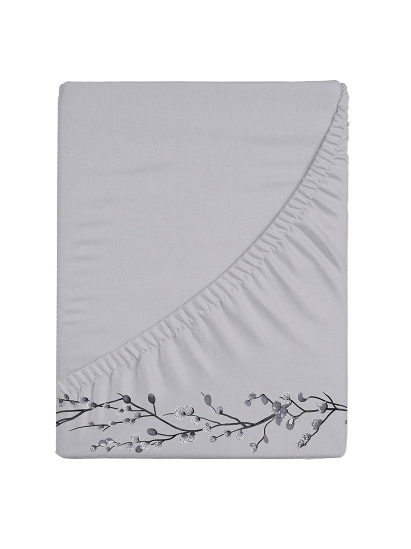 Простынь на резинке цвет серый LeLit модель ЦБ-00277750 Фото