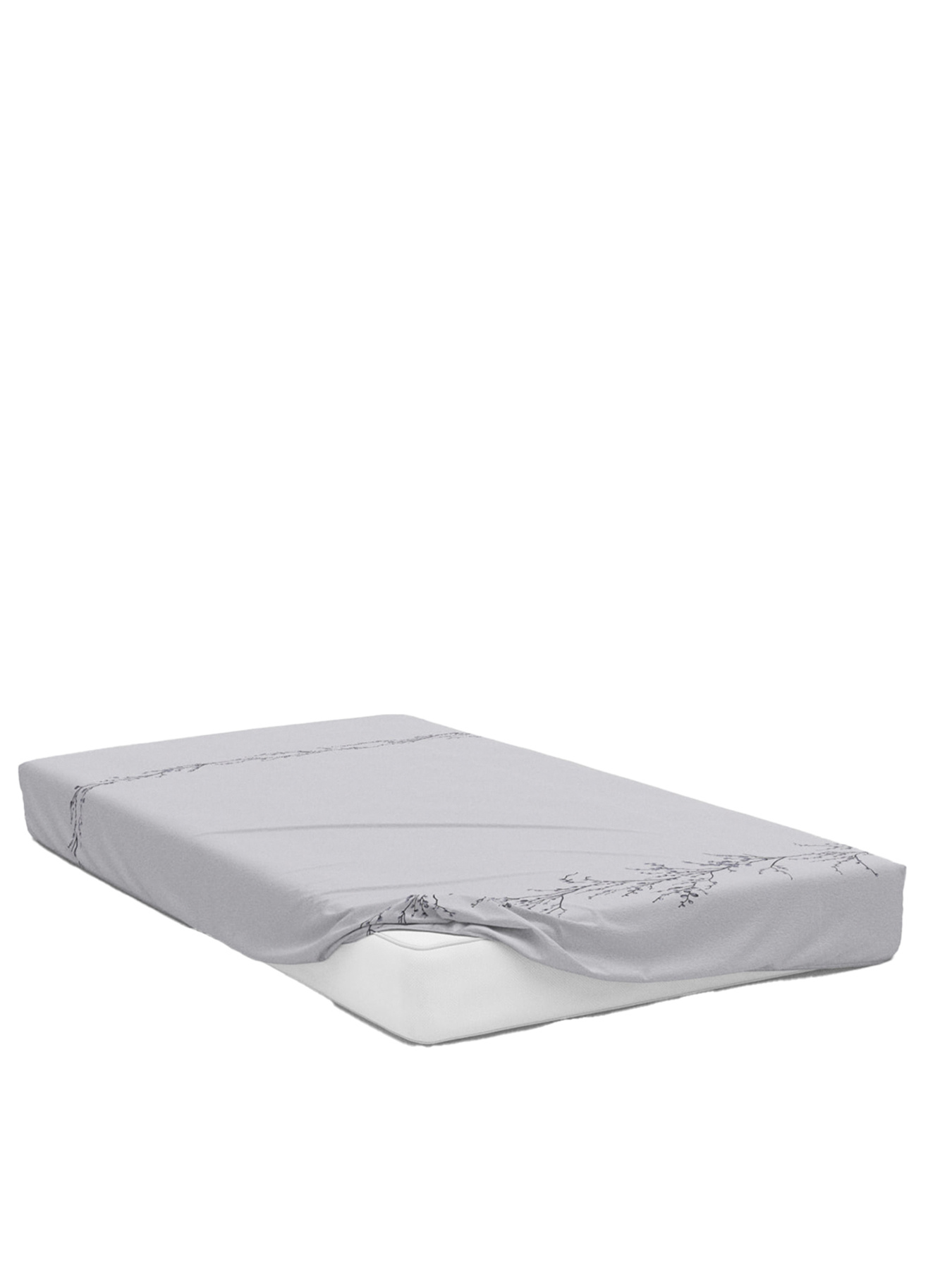 Простынь на резинке цвет серый LeLit модель ЦБ-00277750 Фото