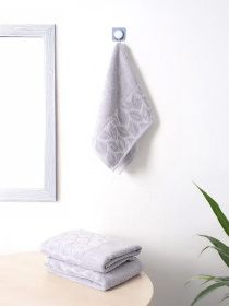 Рушник 100% бавовна Leaves Gray колір сірий SOHO модель ЦБ-00281550 Фото