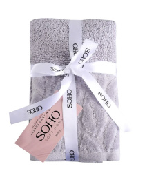 Рушник 100% бавовна Leaves Gray колір сірий SOHO модель ЦБ-00281550 Фото