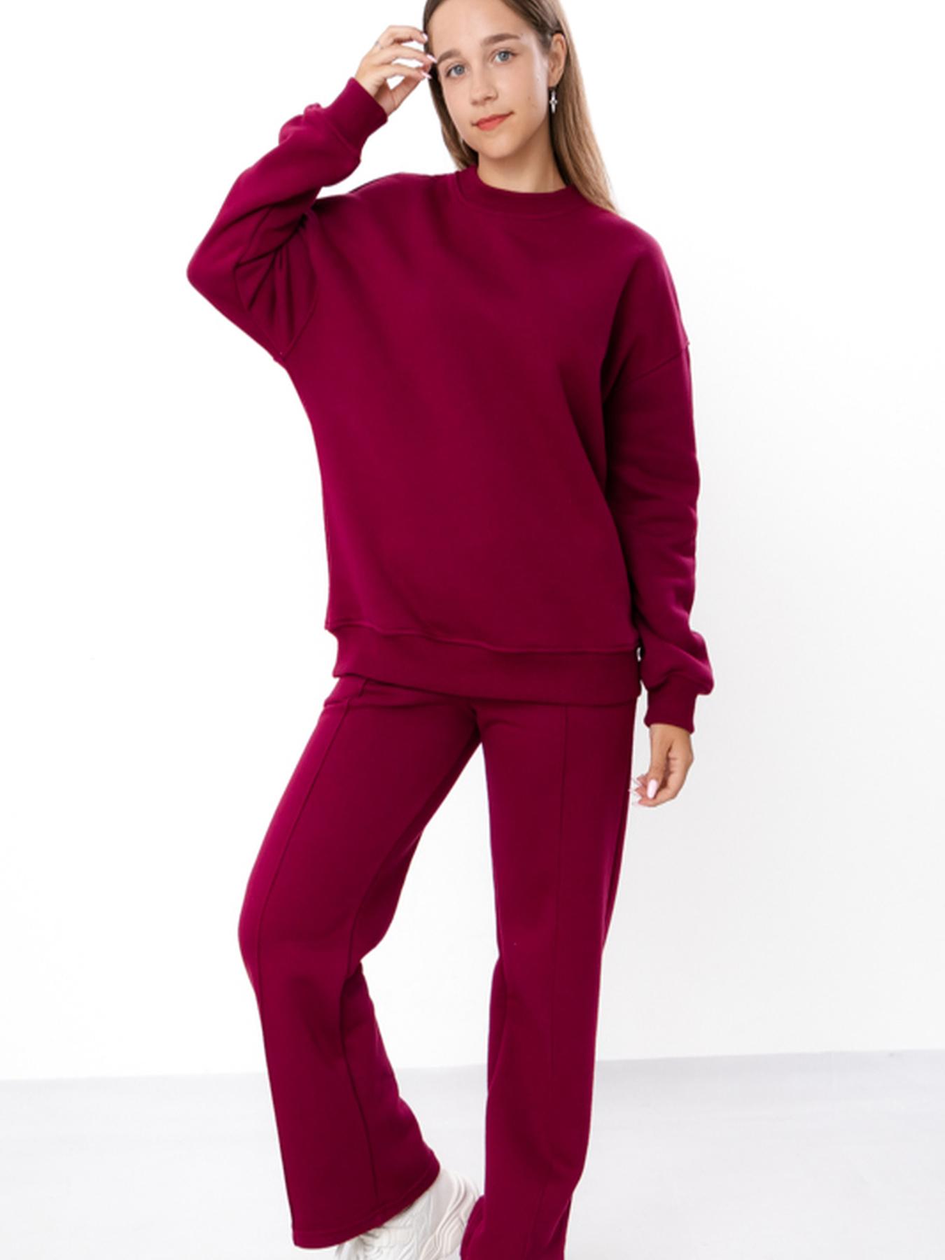 Повсякденний костюм Носи своє модель 6444-140-burgund Фото