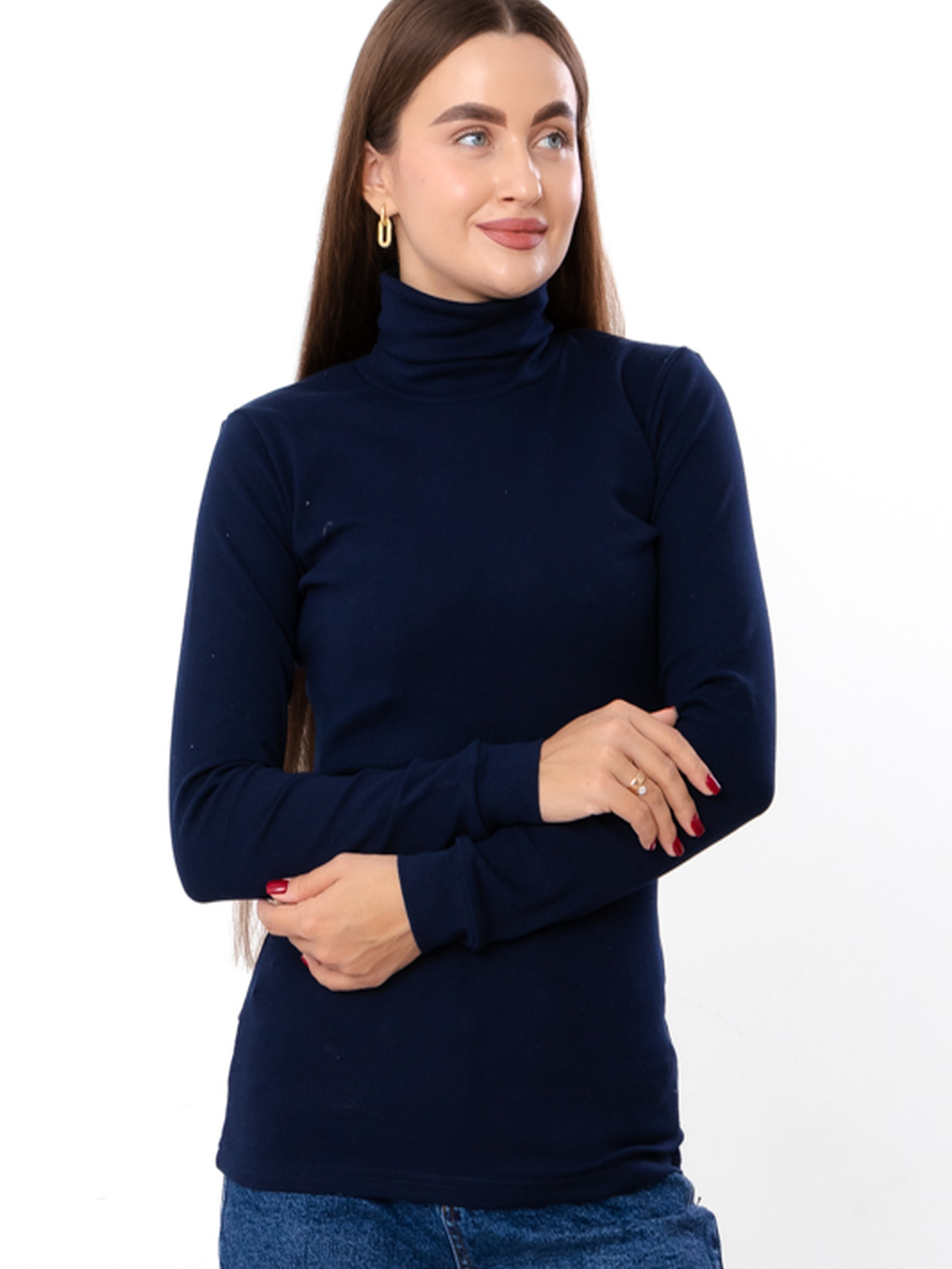 Водолазка Носи своє модель 8047-040-chornilxno-sinj Фото