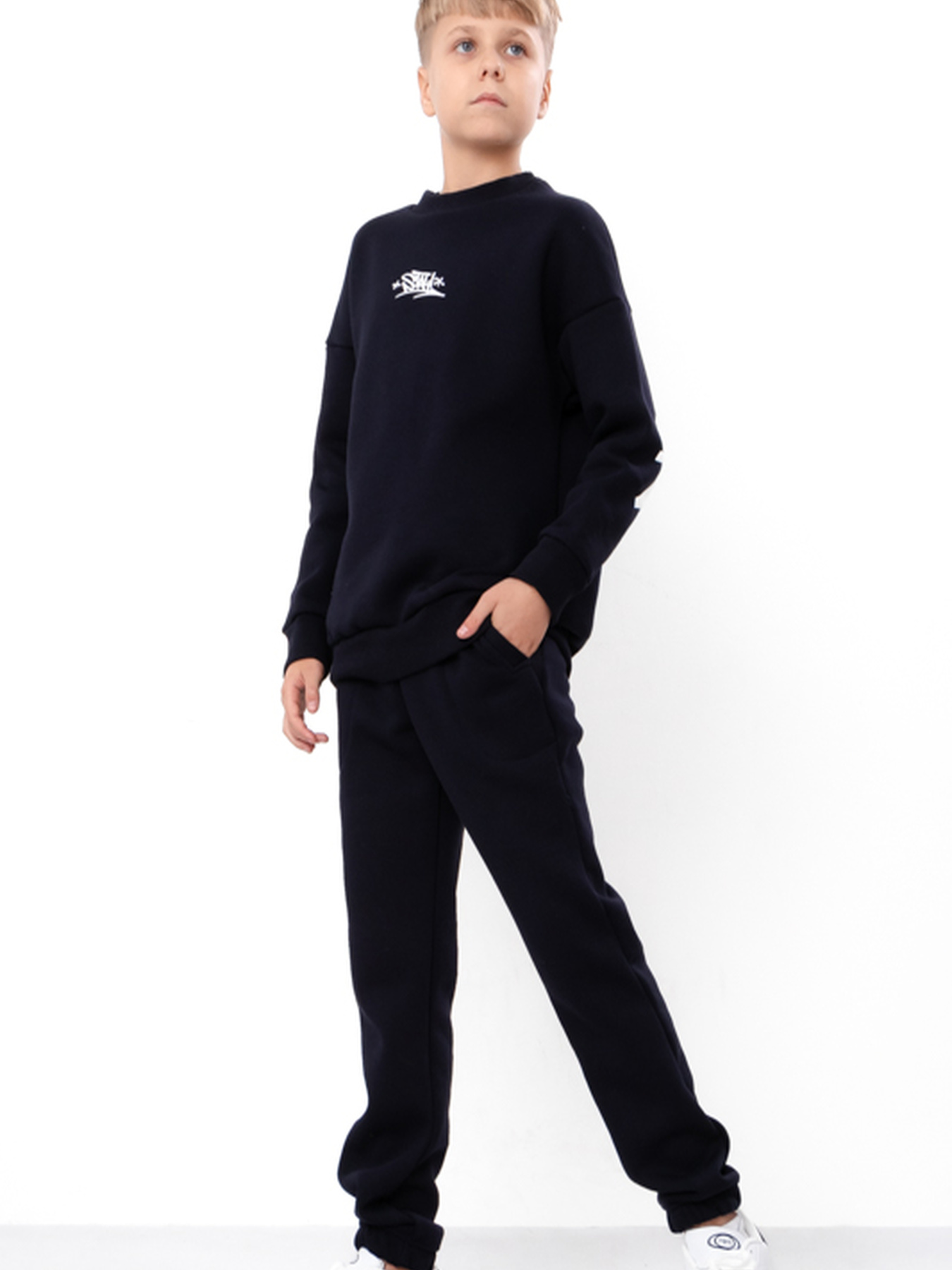 Спортивный костюм Носи своє модель 6396-025-33-chornilxno-sinj-stay Фото