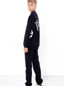 Спортивний костюм Носи своє модель 6396-025-33-chornilxno-sinj-stay Фото