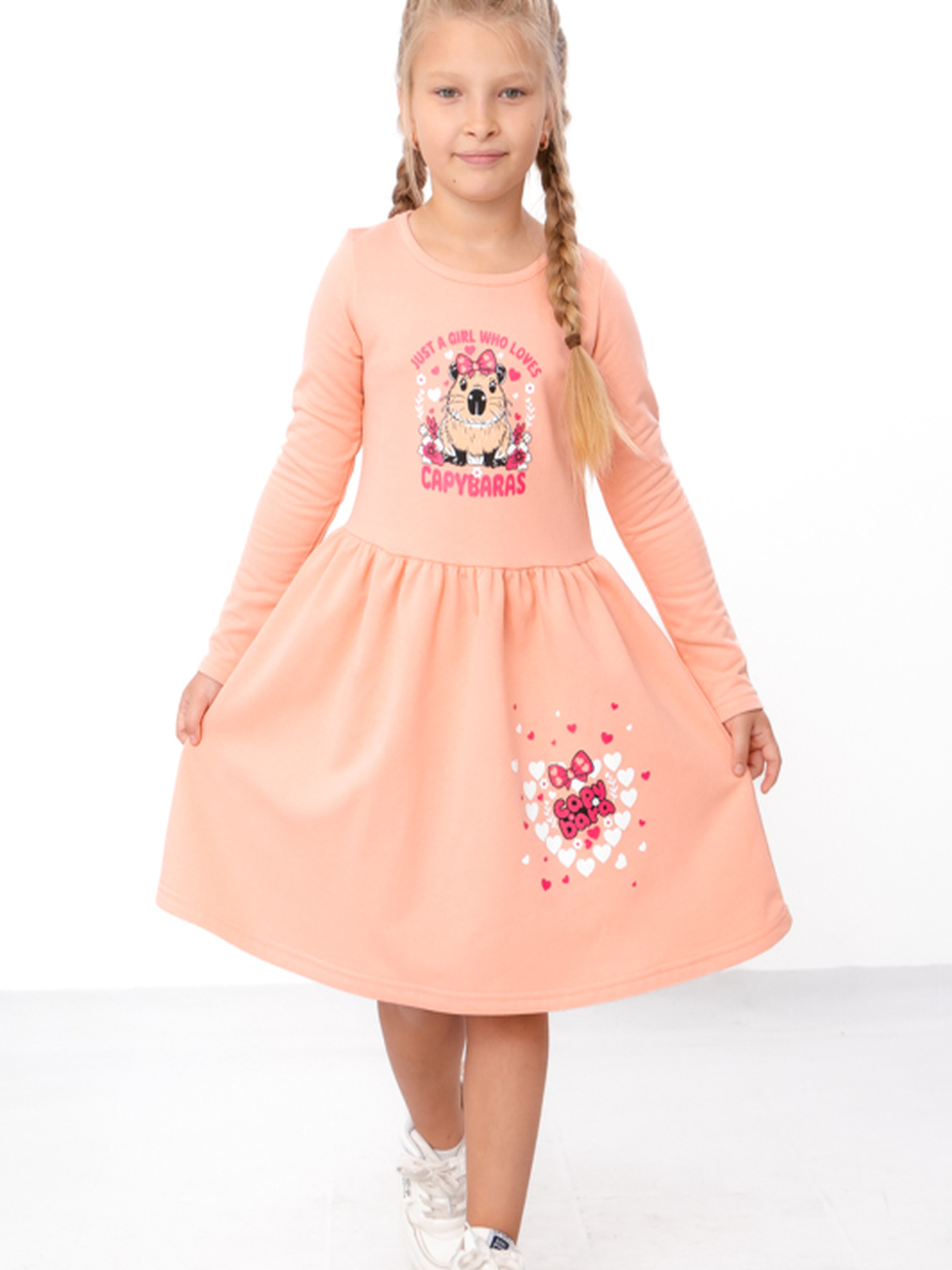 Платье мини Носи своє модель 6117-023-33-persik-capybara Фото