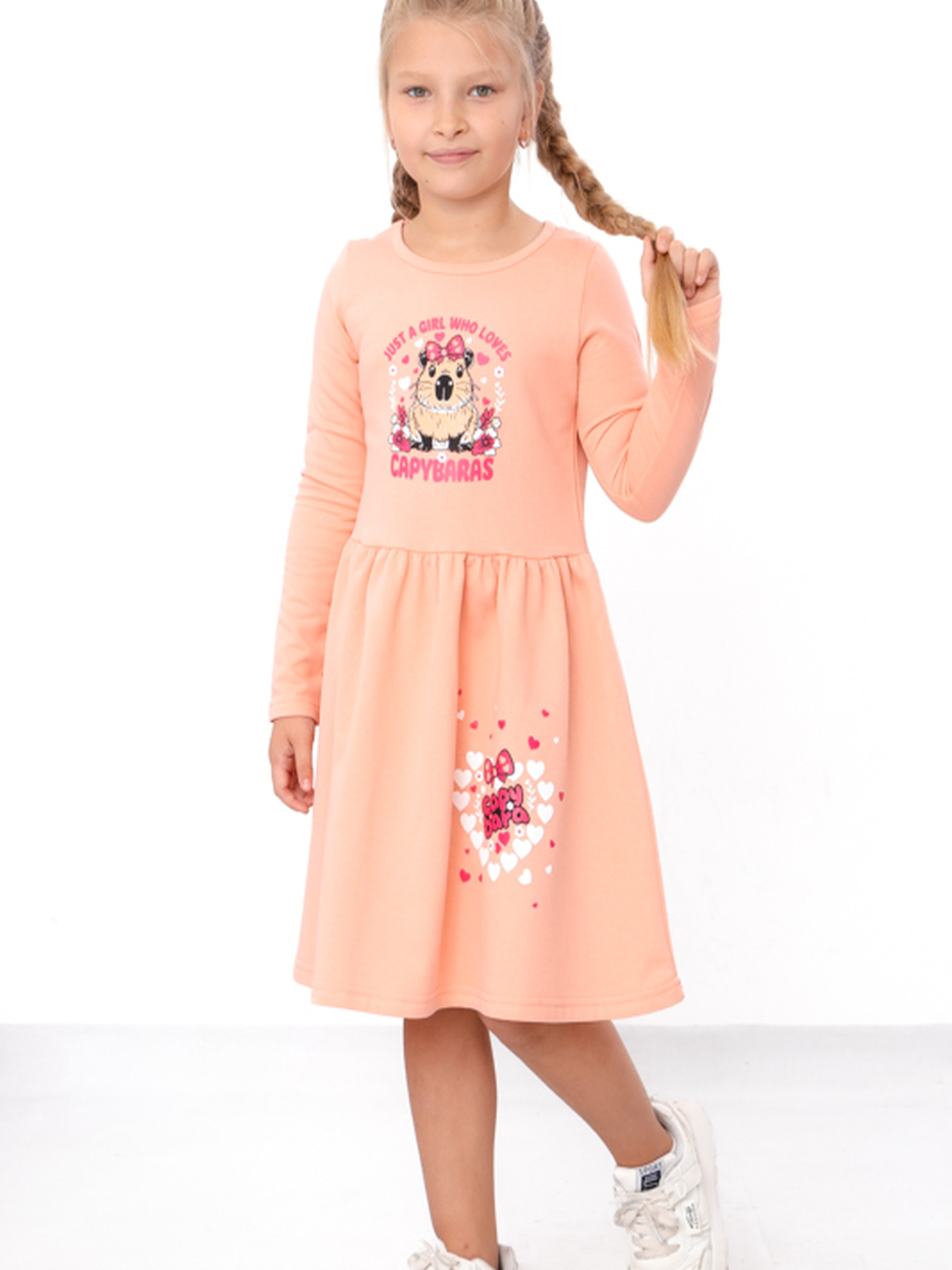 Платье мини Носи своє модель 6117-023-33-persik-capybara Фото