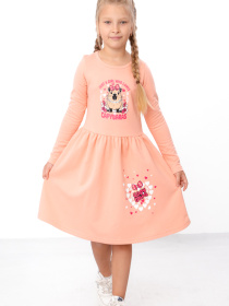 Сукня міні Носи своє модель 6117-023-33-persik-capybara Сукня міні Носи своє модель 6117-023-33-persik-capybara Фото