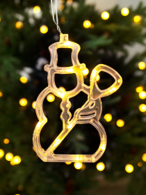 Игрушка светодиодная "Снеговик" на батарейках MBM HOME модель DH-NY-87 T Фото