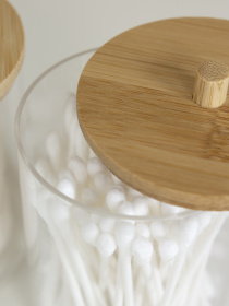 Органайзер для ватных палочек "Paris" MBM MY HOME модель FH-25 T/WOOD Фото