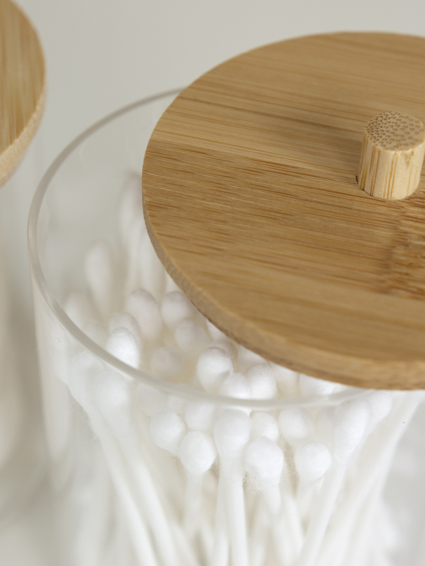 Органайзер для ватних паличок "Paris" MBM HOME модель FH-25 T/WOOD Фото