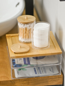 Органайзер для ватних дисків "Paris" MBM HOME модель FH-26 T/WOOD Фото