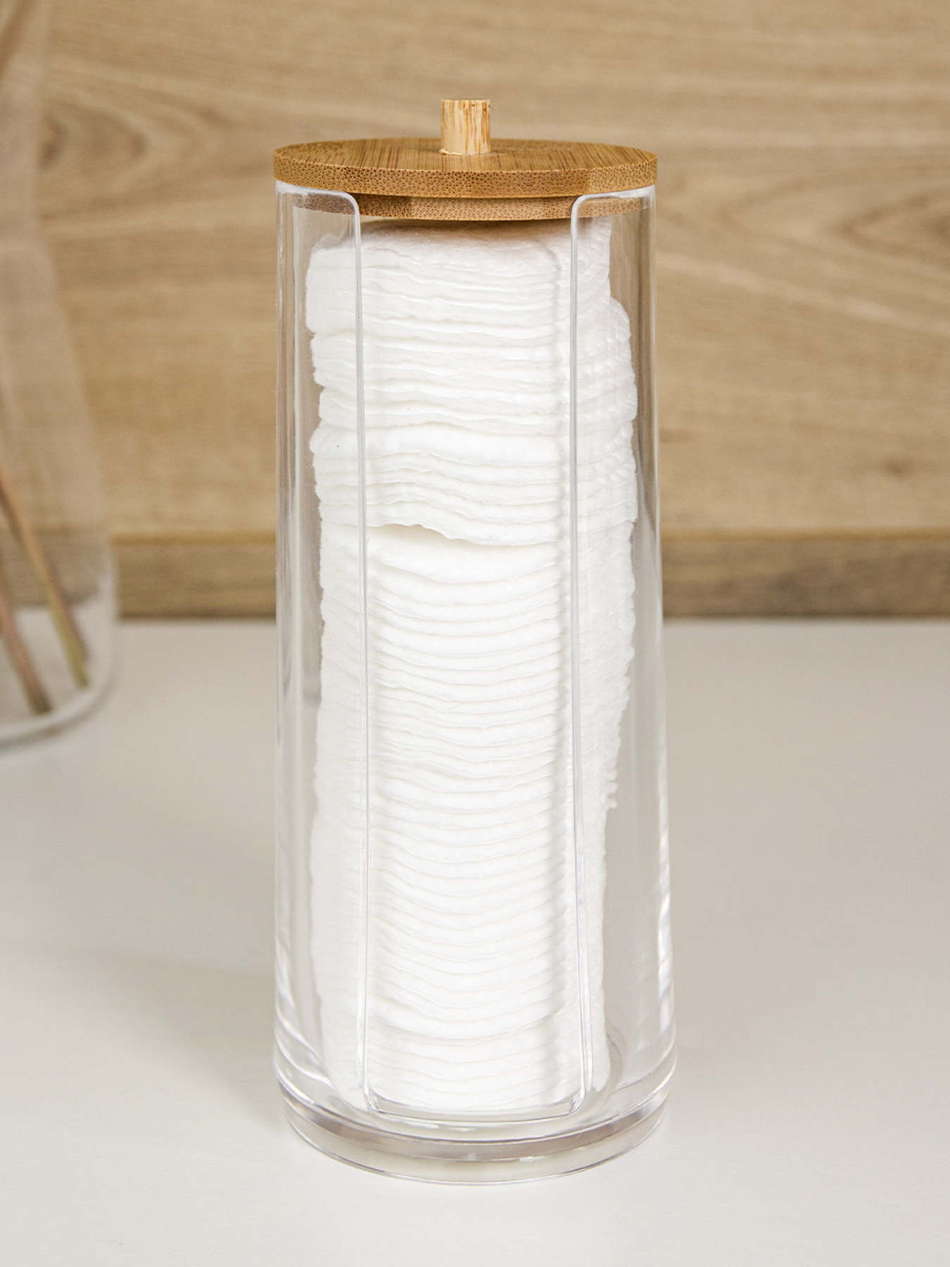 Органайзер для ватных дисков "Paris" MBM MY HOME модель FH-28 T/WOOD Фото