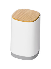 Органайзер для ватных палочек и зубочисток "Scandinavia" MBM MY HOME модель FH-40 WHITE/WOOD Фото